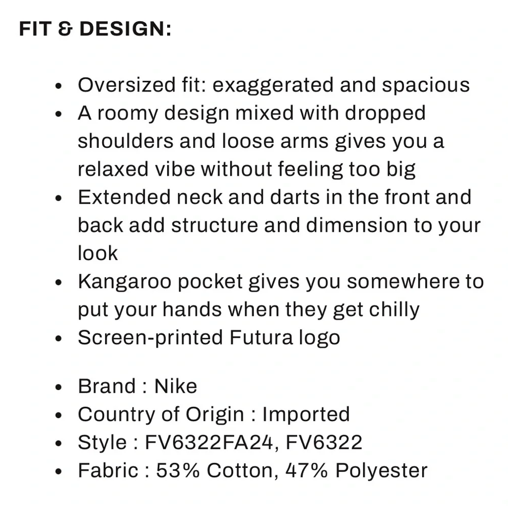 Nike Sportswear Tech Fleece Oversized Hoodie, S - Picture 6 of 12